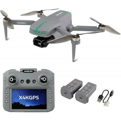 AMXFlight X4KGPS Drone brushless avec gimbal 3D & caméra 4K