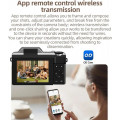 Appareil photo Numérique 4K Zoom Optique 6x Écran Rotatif à 180° Connexion wifi noir Yonis - vue 4
