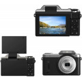 Appareil photo Numérique 4K Zoom Optique 6x Écran Rotatif à 180° Connexion wifi noir Yonis - vue 5