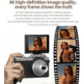 Appareil photo Numérique 4K Zoom Optique 6x Écran Rotatif à 180° Connexion wifi noir Yonis - vue 7