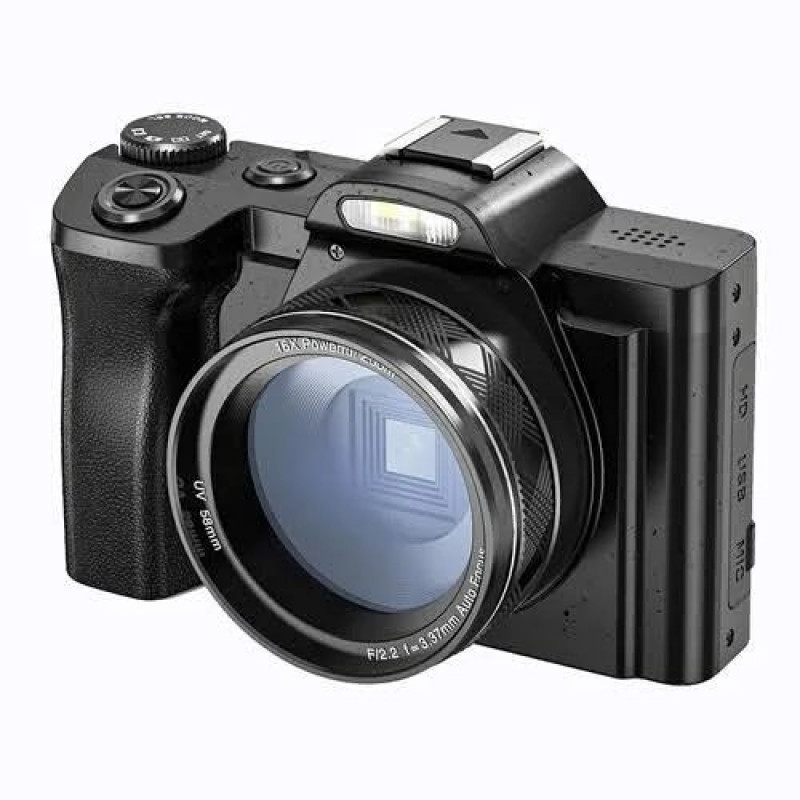 Appareil Photo Numérique 5k 48mp Anti-tremblement Zoom 16x Écran 3.5 Pouces Yonis