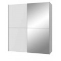 Armoire 2 portes coulissantes 5 tablettes - vue 1