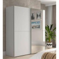 Armoire 2 portes coulissantes 5 tablettes - vue 2