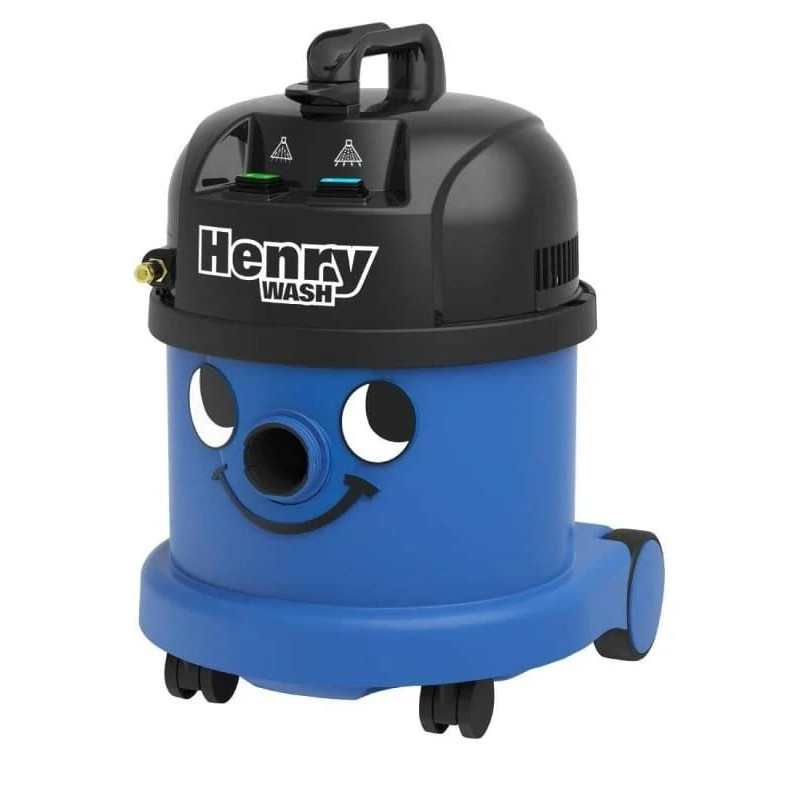 Aspirateur à vapeur et extraction Numatic Henry Wash HVW370 bleu avec kit AS6