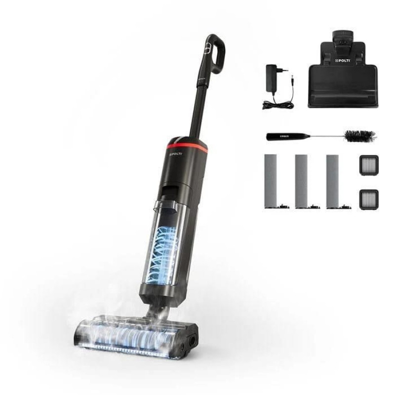 Aspirateur balai laveur vapeur Sans fil Polti RollySteam WD40C
