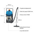 Aspirateur eau et Poussières Nilfisk Maxxi 255 METAL - vue 4