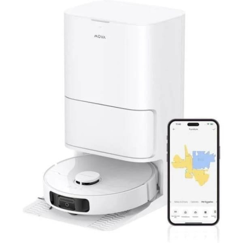 Aspirateur Robot Mova E30 Ultra Laveur avec Vidage Automatique