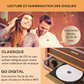 Belle Epoque 1908 DAB chaîne stéréo rétro platine vinyle DAB+ - vue 3
