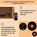 Belle Epoque 1908 DAB chaîne stéréo rétro platine vinyle DAB+ - vue 4
