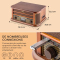 Belle Epoque 1908 DAB chaîne stéréo rétro platine vinyle DAB+ - vue 6