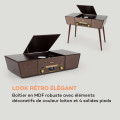 Belle Epoque 1912 platine vinyle rétro CD BT USB DAB+/FM marron - vue 7
