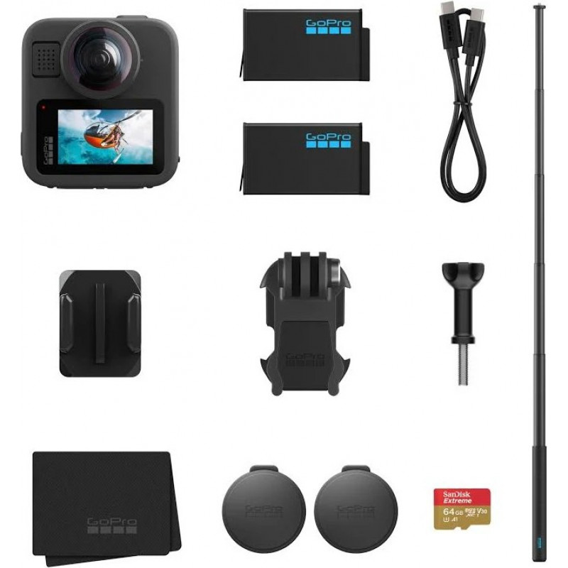 Caméra sport GoPro MAX2 Accessories Bundle