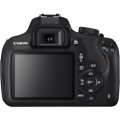 Canon EOS 1200D - Appareil photo numérique - Reflex - 18.0 MP - APS-C - 1080p - 3x zoom optique objectif EF-S 18-55 mm IS II - noir - vue 2