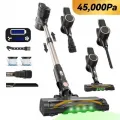 Aspirateur Balai Sans Fil LAMZIEN V12PRO - 32kPa - 40 min d’autonomie - Anti-Enchevêtrement - Lumière LED Verte - Autoportant - vue 7