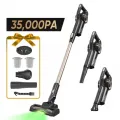 Aspirateur Balai Sans Fil LAMZIEN V12PRO - 32kPa - 40 min d’autonomie - Anti-Enchevêtrement - Lumière LED Verte - Autoportant - vue 9