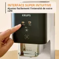 KRUPS Coffee Crush, machine à café à grains, ultra compacte, nettoyage facile, ivoire, SA4001E0 - vue 2