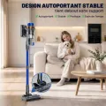 MESYA ZV10 Aspirateur Balai Sans Fil Aspiration Max 80KPa-650W,Spécial Poils Animaux,Anti-Emmêlement,80Min,Batt.Amovible,Écran LED - vue 2