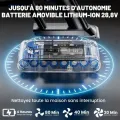 MESYA ZV10 Aspirateur Balai Sans Fil Aspiration Max 80KPa-650W,Spécial Poils Animaux,Anti-Emmêlement,80Min,Batt.Amovible,Écran LED - vue 4
