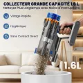 MESYA ZV10 Aspirateur Balai Sans Fil Aspiration Max 80KPa-650W,Spécial Poils Animaux,Anti-Emmêlement,80Min,Batt.Amovible,Écran LED - vue 5