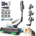 MESYA ZV10 Aspirateur Balai Sans Fil Aspiration Max 80KPa-650W,Spécial Poils Animaux,Anti-Emmêlement,80Min,Batt.Amovible,Écran LED - vue 7