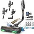 MESYA ZV10 Aspirateur Balai Sans Fil Aspiration Max 80KPa-650W,Spécial Poils Animaux,Anti-Emmêlement,80Min,Batt.Amovible,Écran LED - vue 9