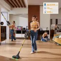 PROSCENIC Aspirateur balai sans fil PO15 - aspirateur puisstant 75Kpa/160AW -70 Min -650W -Debout autonome -Léger-Greeneye - vue 4