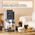 Machine à café à grain Krups SA403BE0 Coffee Crush Experience Taupe - vue 6