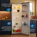 Réfrigérateur monoporte - BEKO - RSSE415K40SN - 367 L - Compartiment 0-3° - Classe E - 171,4x 59,5x 70 - Silver - vue 7