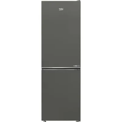 Réfrigérateur combiné - BEKO - B5RCNE366HG - 301 L - Ventilé -  HarvestFresh - Porte bouteille - Classe C -186.5x59.5x66.3 - Grey