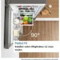 Réfrigérateur combiné - BOSCH - KGN49AIBT - Classe B - 440 L - 203 x 70 x 66,70 cm - Acier brossé - vue 2