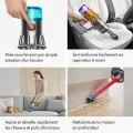 DYSON V12s Detect Slim Submarine + Station d'accueil - Aspirateur Balai Laveur - 140 airwatts - Autonomie 1 h - vue 7