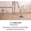 DYSON V12s Detect Slim Submarine + Station d'accueil - Aspirateur Balai Laveur - 140 airwatts - Autonomie 1 h - vue 8