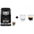 Machine expresso automatique avec broyeur - DELONGHI - MAGNIFICA S ECAM22.140.B - Noir + Set 2 tasses Expresso - vue 2