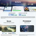 SAMSUNG Galaxy S25 FE AI Smartphone 128Go Noir Absolu - Version Française - vue 8
