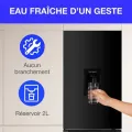 Réfrigérateur congélateur bas CONTINENTAL EDISON - 251L -Total No Frost(Sans givre) - Noir - L 54 cm x H 180 cm - vue 6
