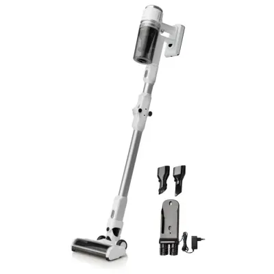 HISENSE HVC6264W - Aspirateur Balai sans fil - Ecran LED - Tube flex - Eclairage LED