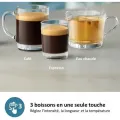 Machine à café Expresso broyeur - PHILIPS - EP1200/00 - Série 1200 - 2 cafés - Broyeur céramique - Noir brossé - vue 4