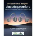 Casque à Conduction Osseuse - SHOKZ - OpenRun Pro 2 - Bluetooth 5.3 - Étanchéité IP55 - 12h Autonomie - vue 3