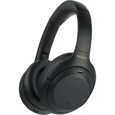 Casque Bluetooth sans fil - SONY - WH-1000XM4 - Réduction de bruit active - Micro - Noir