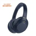 Casque Bluetooth - SONY - WH-1000XM4 - Réduction de bruit active - 30 heures d'autonomie - Couleur bleue - vue 1