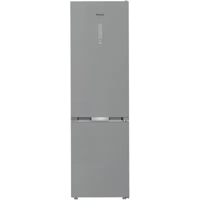Réfrigérateur combiné - WHIRLPOOL - WHK26402XP4E - 355 L - Dual NoFrost - 6e sens - Porte bouteille - 203.5x59.5x66.3 - Inox