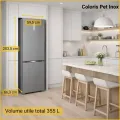 Réfrigérateur combiné - WHIRLPOOL - WHK26402XP4E - 355 L - Dual NoFrost - 6e sens - Porte bouteille - 203.5x59.5x66.3 - Inox - vue 2