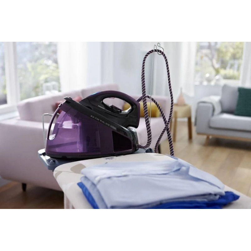 Centrale Vapeur de 2,2L 5,5 bars 2400W noir violet Philips