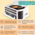 Chaîne stéréo rétro Belle Epoque 1908 DAB platine vinyle DAB+ Bluetooth - vue 2