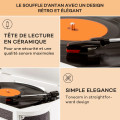 Chaîne stéréo rétro Belle Epoque 1908 DAB platine vinyle DAB+ Bluetooth - vue 5