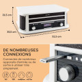 Chaîne stéréo rétro Belle Epoque 1908 DAB platine vinyle DAB+ Bluetooth - vue 6