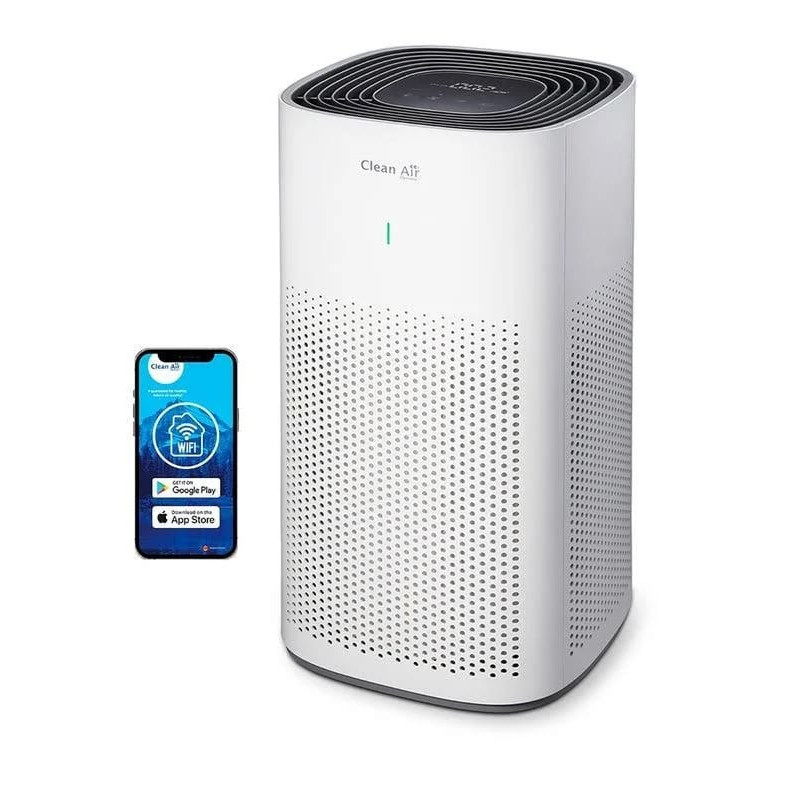 Clean Air Optima Purificateur d’air HEPA et ioniseur intelligent CA-507 Smart