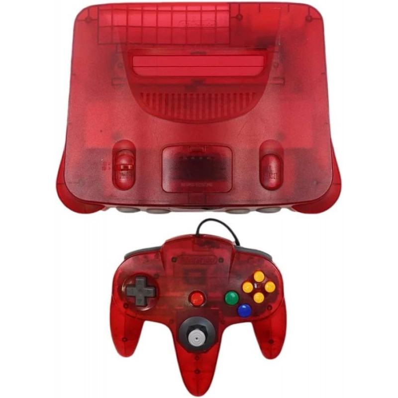 Console Nintendo 64 PAL EUR – Clear Red Edition