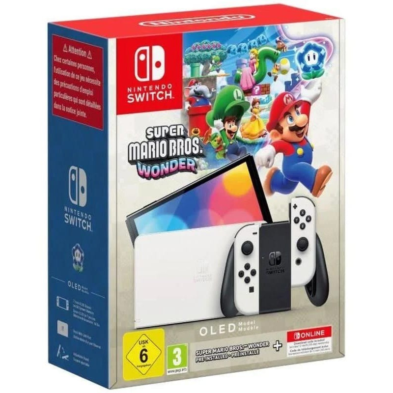 Console Nintendo Switch Modèle OLED Super Mario Bros Wonder