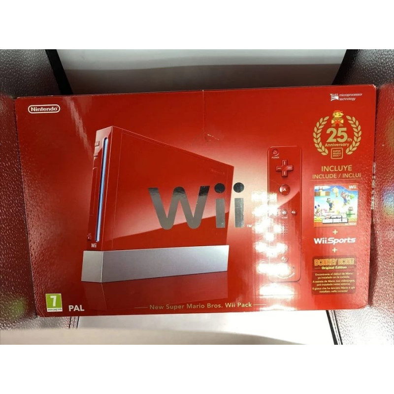 Console Nintendo Wii 25 Th Anniversary Nouveau Super Mario Bros Donkey Italien